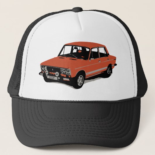 Lada - de Russische Sovjet-auto Trucker Pet (Voorkant)