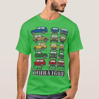 Lada Niva 1600 kleuren (2) T-shirt