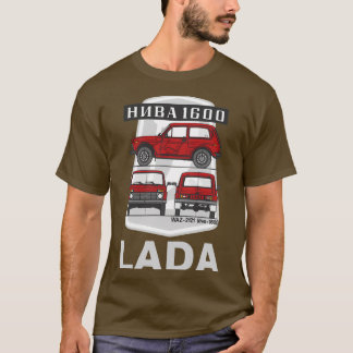 Lada Niva 1600 rood T-shirt