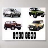lada niva 2 poster (Voorkant)