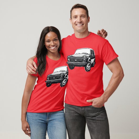 Lada Niva afbeelding T-shirt (Unisex)