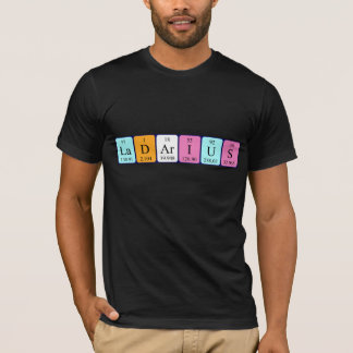 Ladarius periodiek shirt van de lijstnaam