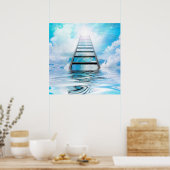 Ladder aan de hemel poster (Keuken)