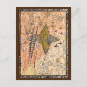 Ladder aan de Stars Talking Canyons, New Mexico Briefkaart