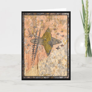 Ladder aan de Stars Talking Canyons, New Mexico Kaart