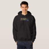 Ladder Bal Kampioen Witte Tekst Hoodie (Voorkant volledig)