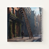 Ladder bijgeloof hardcover notitieboek (Achterkant)