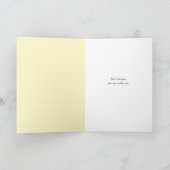 Ladder "Durf te dromen" op groen Inspirerend Kaart (Binnen)