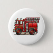 Ladder Fire Truck Button Pin (Voorkant)