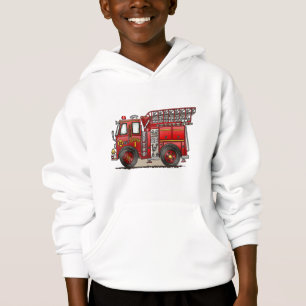 Ladder Fire Truck Kinder Sweatshirt