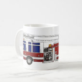Ladder Fire Truck Koffiemok (Voorkant links)