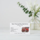 Ladder Fire Truck Visitekaartje (Staand voorkant)