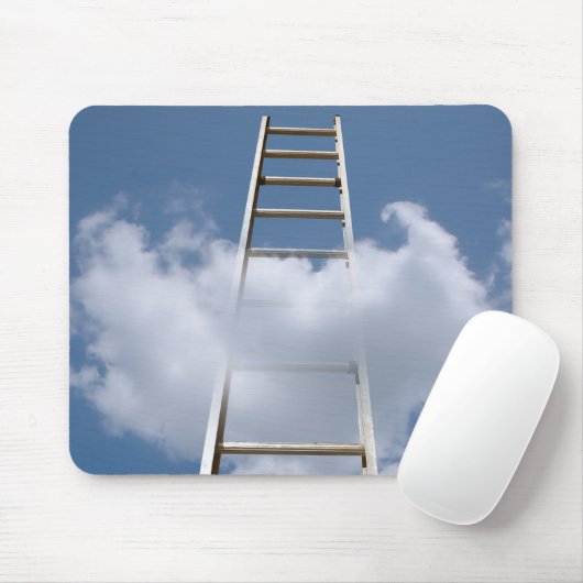 Ladder in wolken muismat (Met muis)