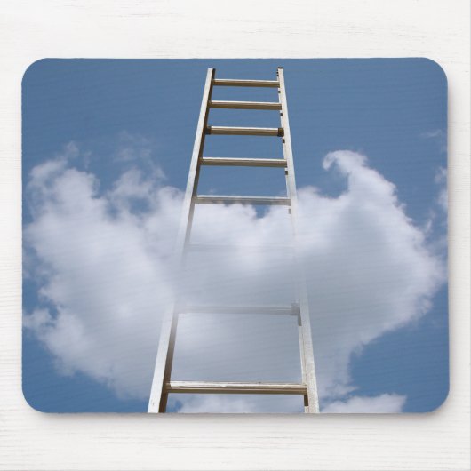 Ladder in wolken muismat (Voorkant)
