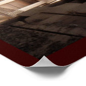 Ladder Loft & Rafters Old Barns Rural Foto Poster (Hoek)