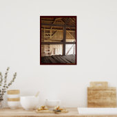 Ladder Loft & Rafters Old Barns Rural Foto Poster (Keuken)