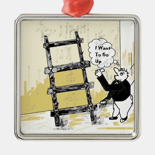 Ladder Metalen Ornament (Voorkant)