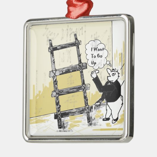 Ladder Metalen Ornament (Links)