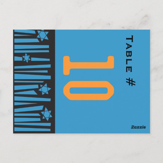 LADDER naar de STARS-kaart met tabelnummer Briefkaart (Achterkant)