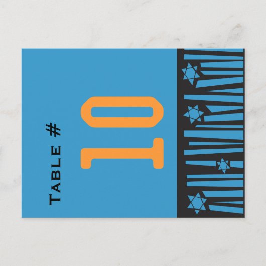 LADDER naar de STARS-kaart met tabelnummer Briefkaart (Voorkant)