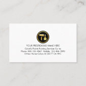 Ladder Paint Brush On Pastels Visitekaartje (Achterkant)