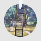 Ladder tegen de muur ornament (voorkant)