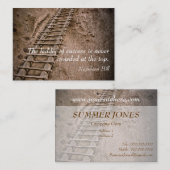 Ladder van de Visitekaartjes van de Bepaling van h (Voorkant / Achterkant)