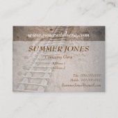 Ladder van de Visitekaartjes van de Bepaling van h (Achterkant)