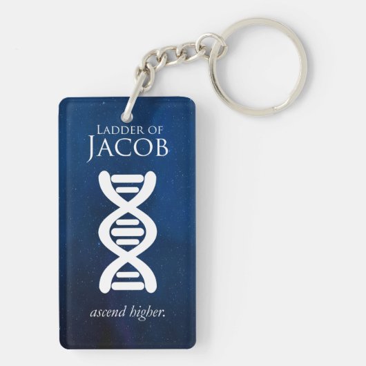 Ladder van Jacob Acryl Sleutelhanger (achterkant)