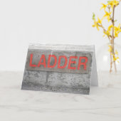 Ladder van succes? kaart (Gele Bloem)