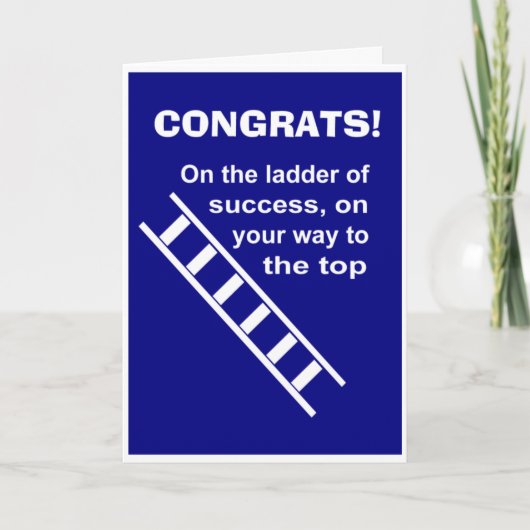 Ladder van succes kaart (Voorkant)