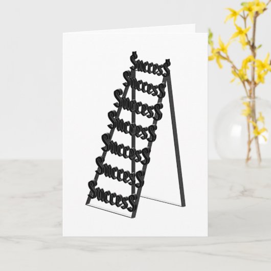 Ladder van succes kaart (Gele Bloem)