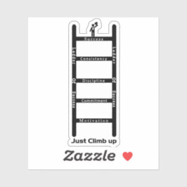 Ladder van succes sticker