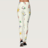 Ladderboek naadloos patroon leggings (Achterkant)