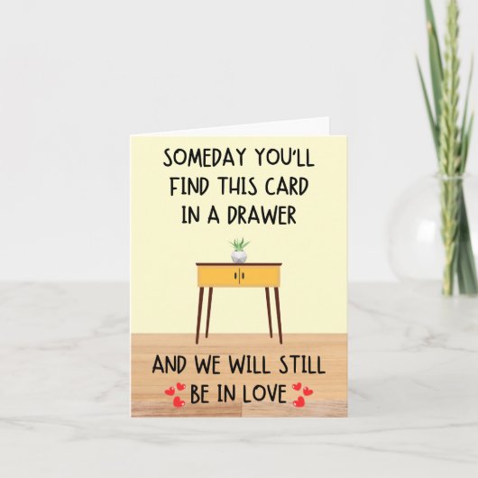 Lade Jubileum Liefde Kaart (Voorkant)