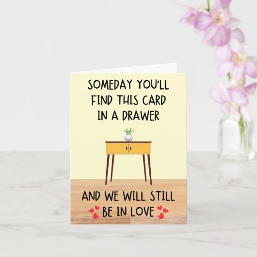 Lade Jubileum Liefde Kaart (Orchidee)