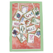 lade met roze tegels medium cadeauzakje (Voorkant)