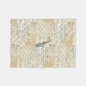  lade voor saxophone vel voor muziek fleece deken (Voorkant (Horizontaal))