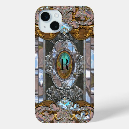 Ladeceure  Monogram Plus Case-Mate iPhone Case (Achterkant)