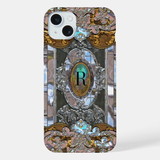 Ladeceure Pretty Monogram Plus iPhone Hoesje (Achterkant)