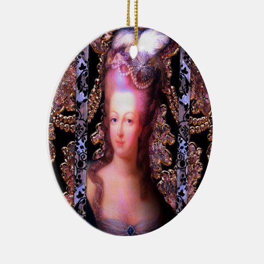 Ladee Plume French Baroque Keramisch Ornament (Rechts)