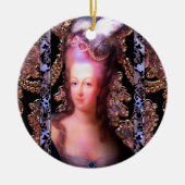 Ladee Plume French Baroque Keramisch Ornament (Voorkant)