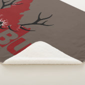 Laden Elk Sherpa Blanket Sherpa Deken (3/4)