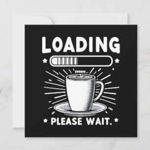 Laden Even Wachten voor Koffie grappige koffie lie