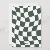 Laden...Retro Groovy Trendy Gelukkig Nieuwjaar 202 Feestdagenkaart (Achterkant)