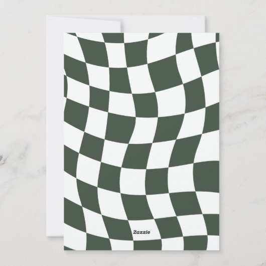 Laden...Retro Groovy Trendy Gelukkig Nieuwjaar 202 Feestdagenkaart (Achterkant)