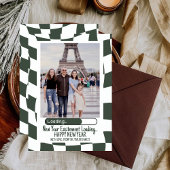 Laden...Retro Groovy Trendy Gelukkig Nieuwjaar 202 Feestdagenkaart