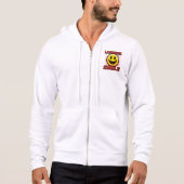 Laden Smiley – Retro Pixel Art 8-Bit Smiley Gezich Hoodie (Voorkant)