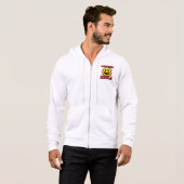 Laden Smiley – Retro Pixel Art 8-Bit Smiley Gezich Hoodie (Voorkant volledig)