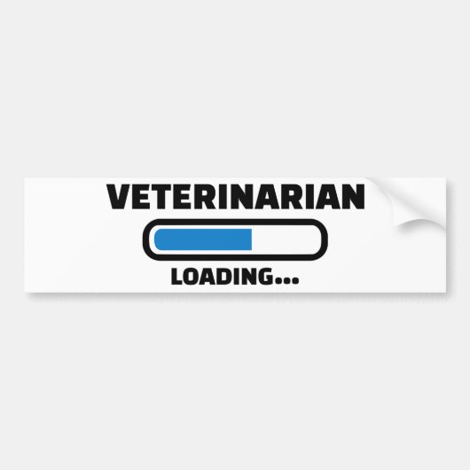 laden van de dierenarts bumpersticker (Voorkant)